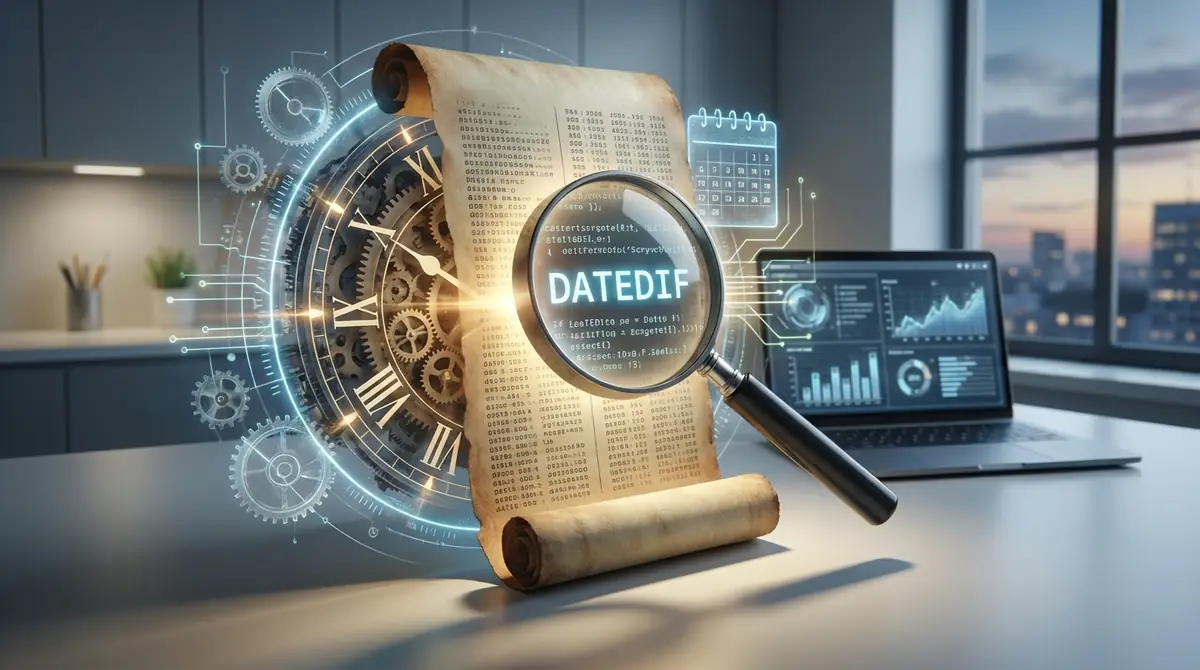 DATEDIFとは？関数一覧に表示されない「隠し関数」の正体