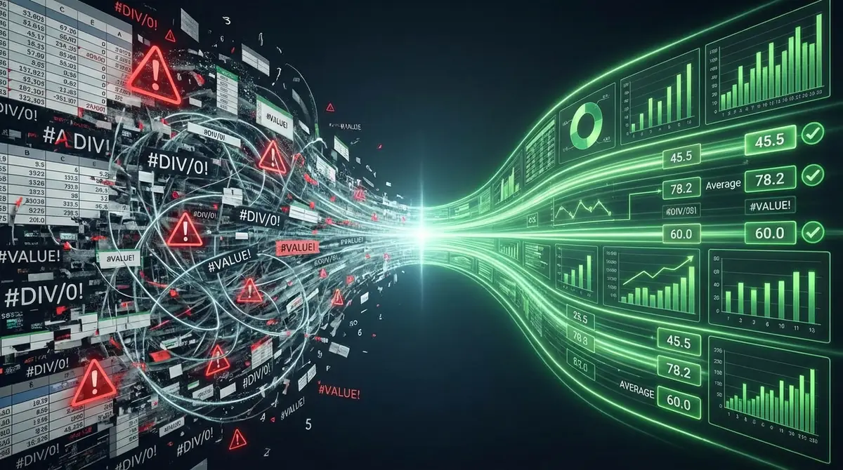 AVERAGE関数でよくあるエラーと解決法