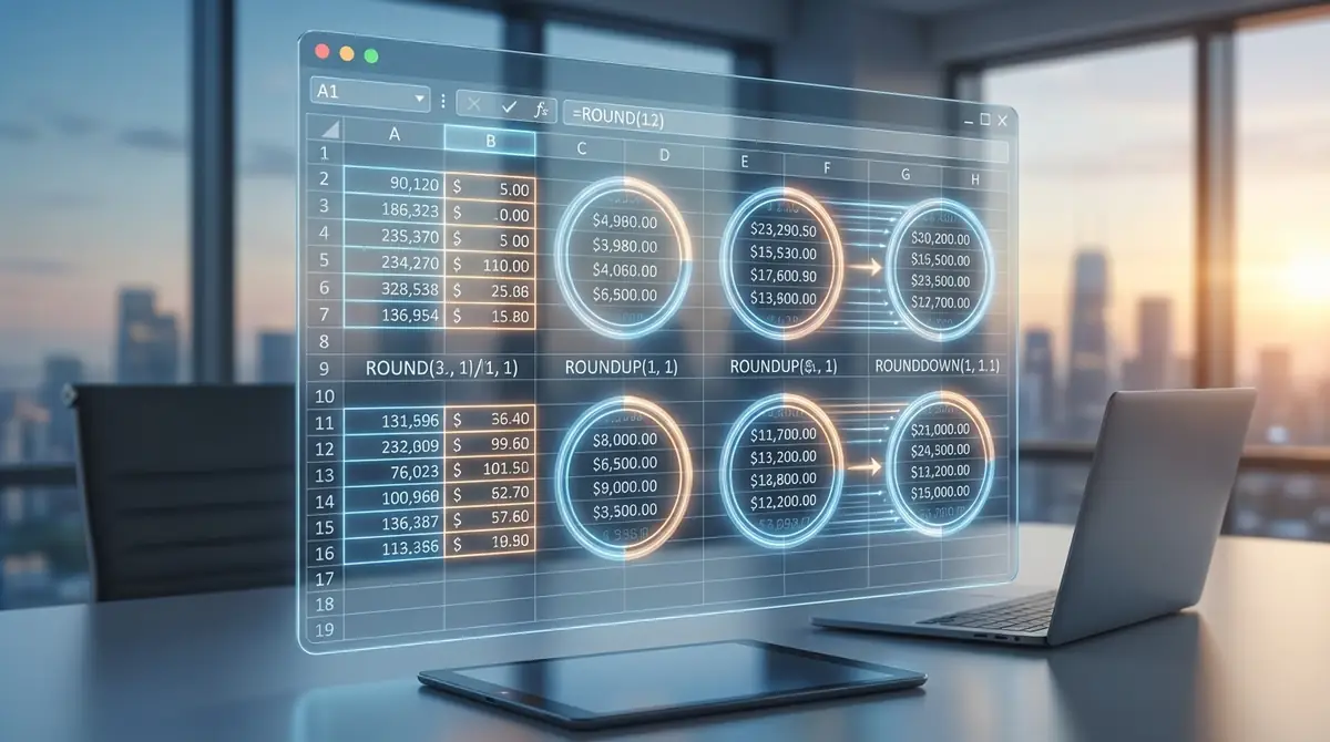 【実践】Excel ROUND関数の使い方8パターン