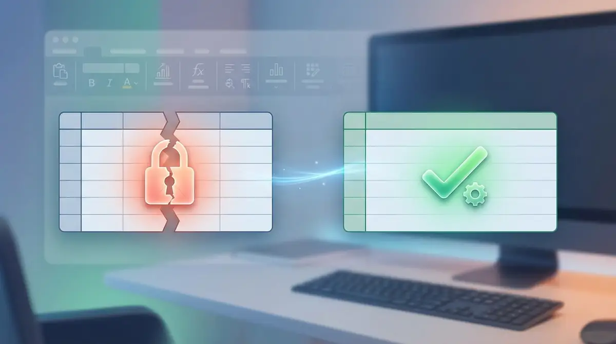 Excelでセル結合できないときの原因と対処法