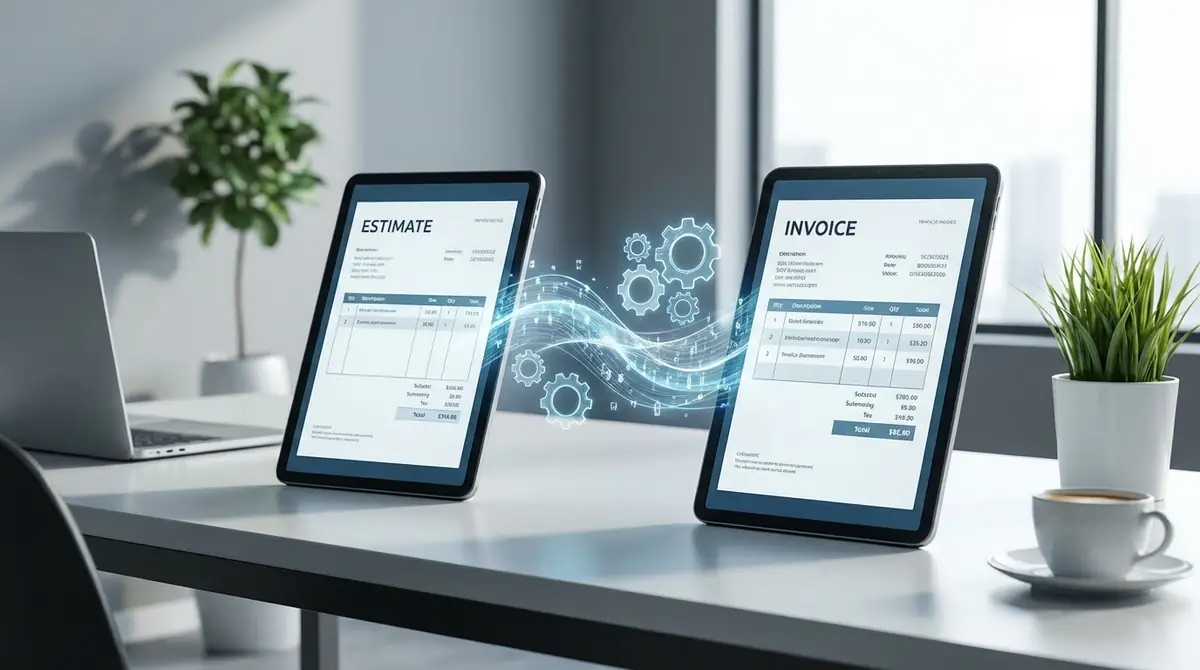 見積書と請求書の自動連携とは？仕組みを30秒で理解